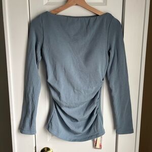 NWT OGL Boatneck Tucks Mid Thermal Brami Top